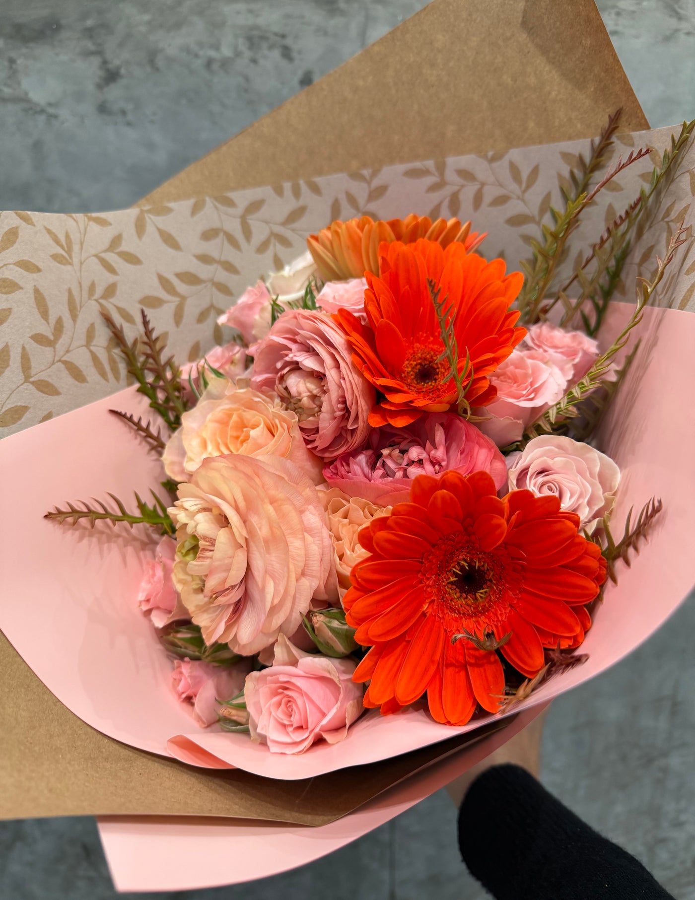 Orange Apricot Bouquet