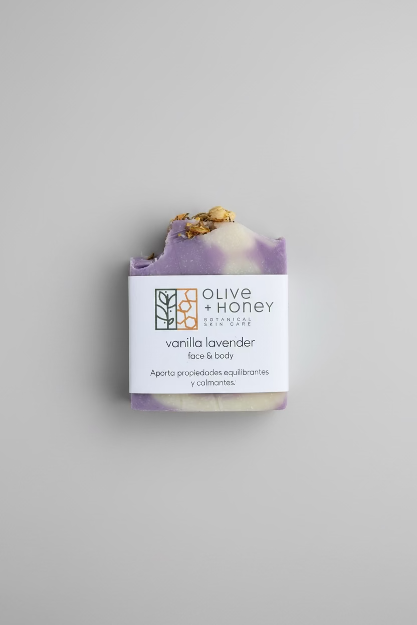 Vanilla Lavender face and body natural soap